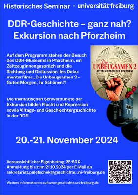 Plakat Exkursion Pforzheim