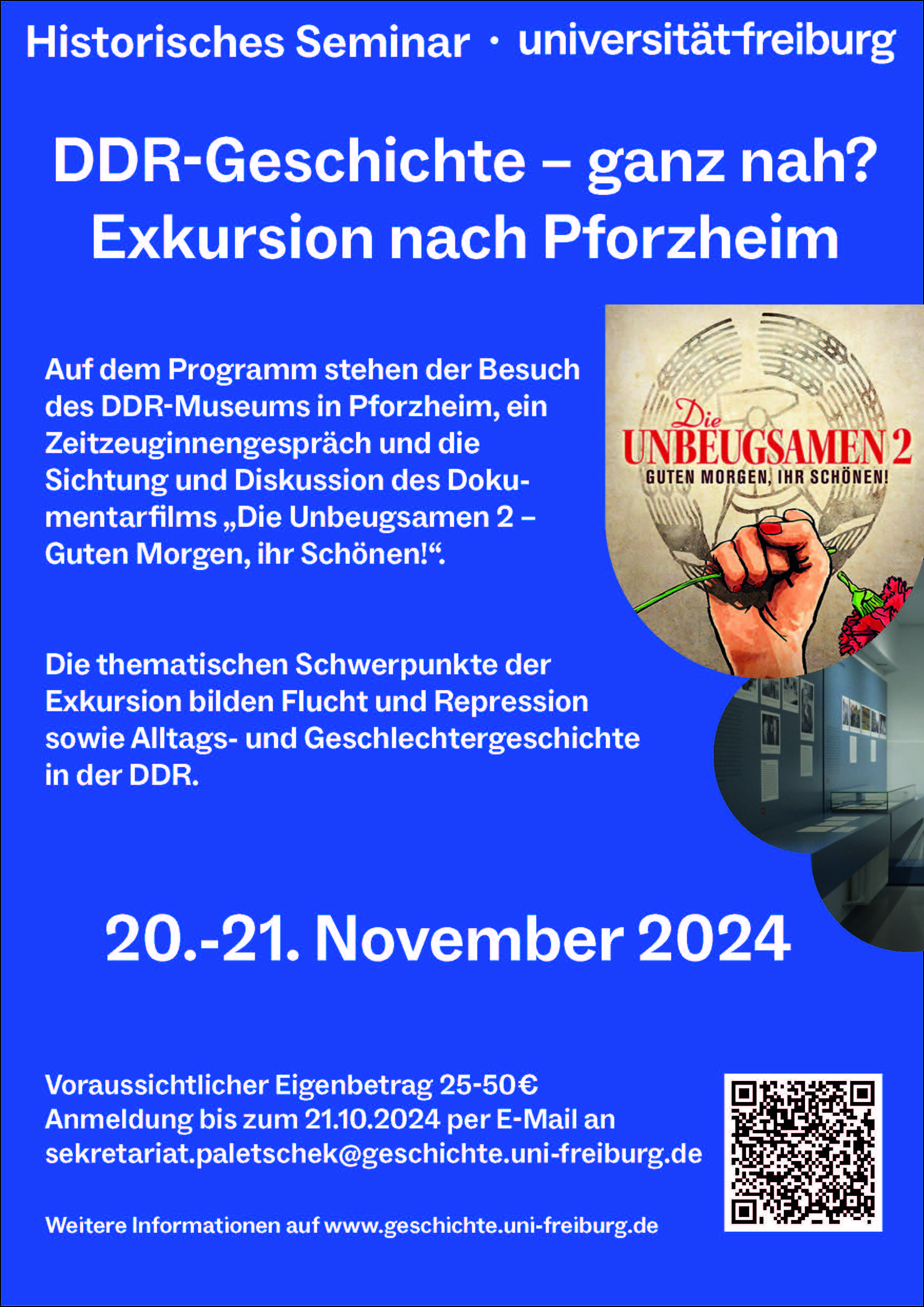 Plakat Exkursion Pforzheim